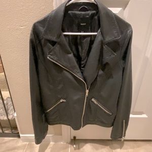 Faux Leather Jacket